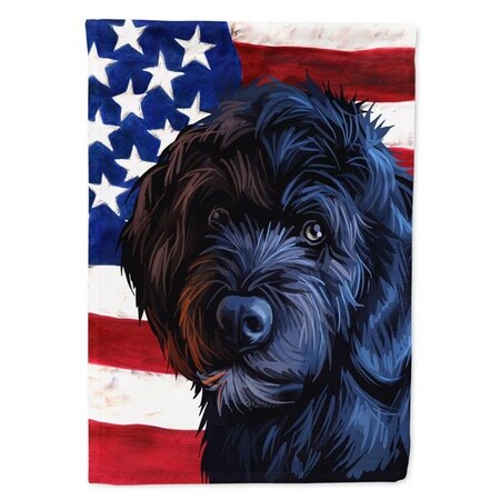 Carolines Treasures Carolines Treasures CK6661CHF Portuguese Water Dog American Canvas House Flag - 28 x 0.01 x 40 in. CK6661CHF
